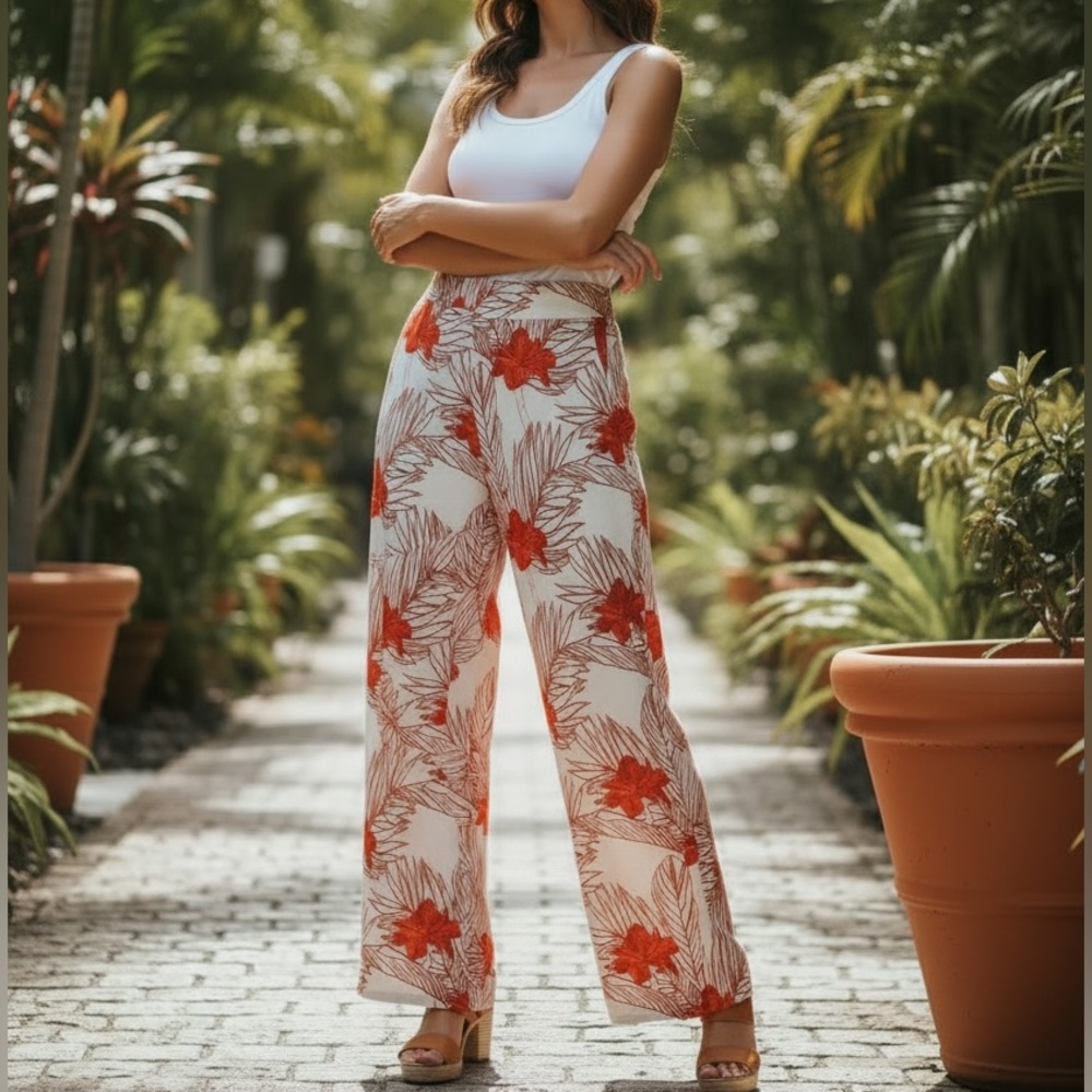 Fighting Eel Ava Sky Pant Petra Torch Ginger XS NWOT